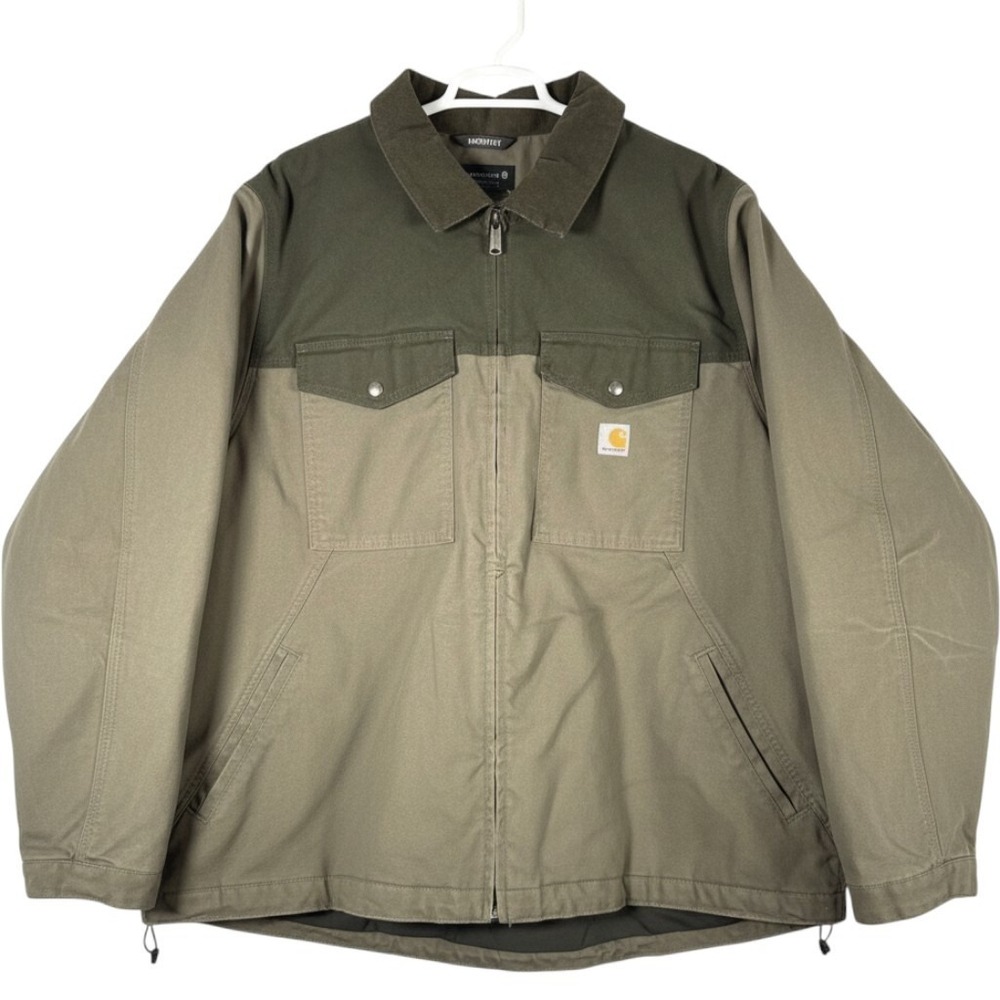 Carhartt Montana Duck Ervins Jacket Green 3XL Reg OJ6432-M NWT